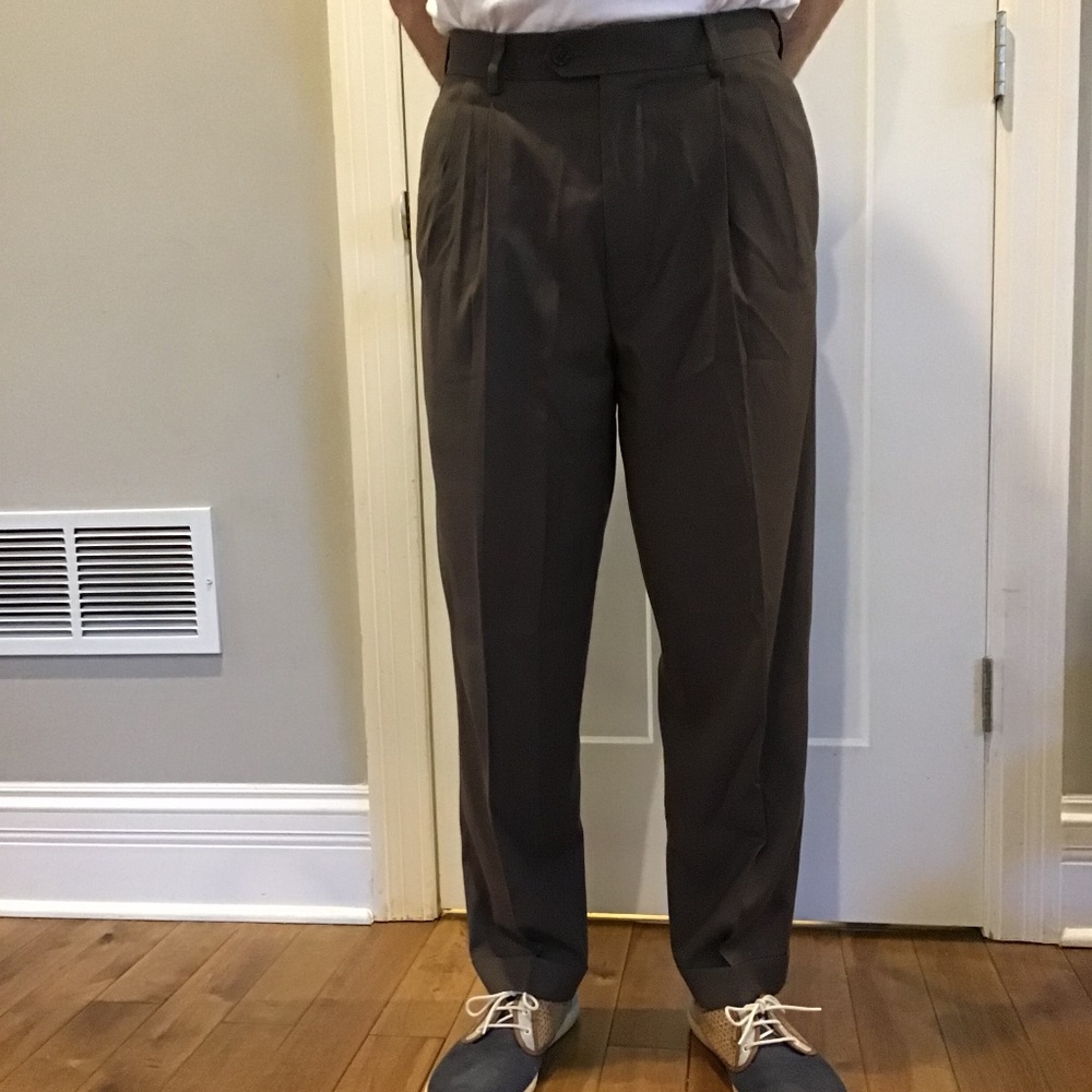 Men’s Loose Pleated Pants | 31X30